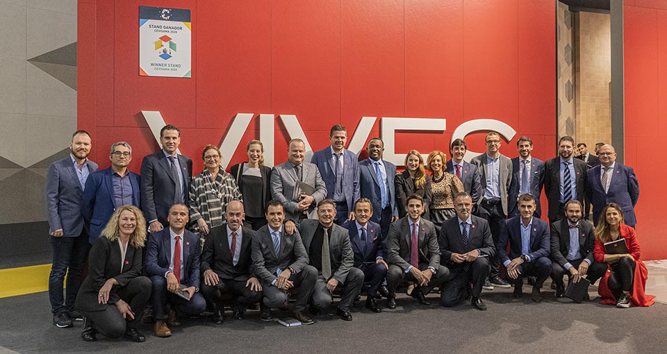 VIVES Azulejos y Gres gana el premio al mejor stand de Cevisama 2020