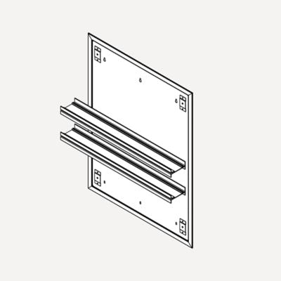 Profiles Mirror Ganging Kit 24" W x 30" H