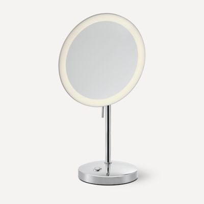 Freestanding Magnification Mirror Lit