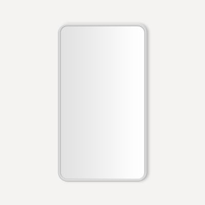 Round Corner Metal Mirror 20" x 34" x 1-3/4"