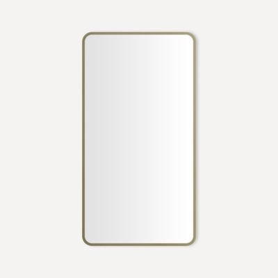 Round Corner Metal Mirror 24" x 44" x 1-3/4"