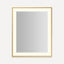 Vitality Sculpt Lighted Mirror 25” x 31”