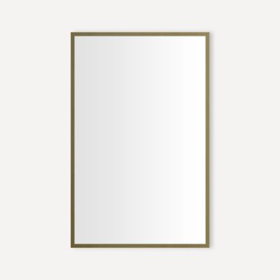 Thin Framed Metal Mirror 20" x 30" x 1-3/4"