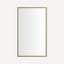 Thin Framed Metal Mirror 24" x 40" x 1-3/4"