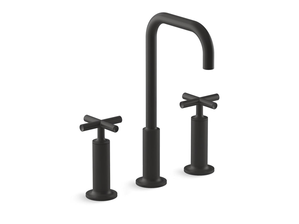 Purist® Widespread Bathroom Sink Faucet With Cross Handles, 1.2 Gpm