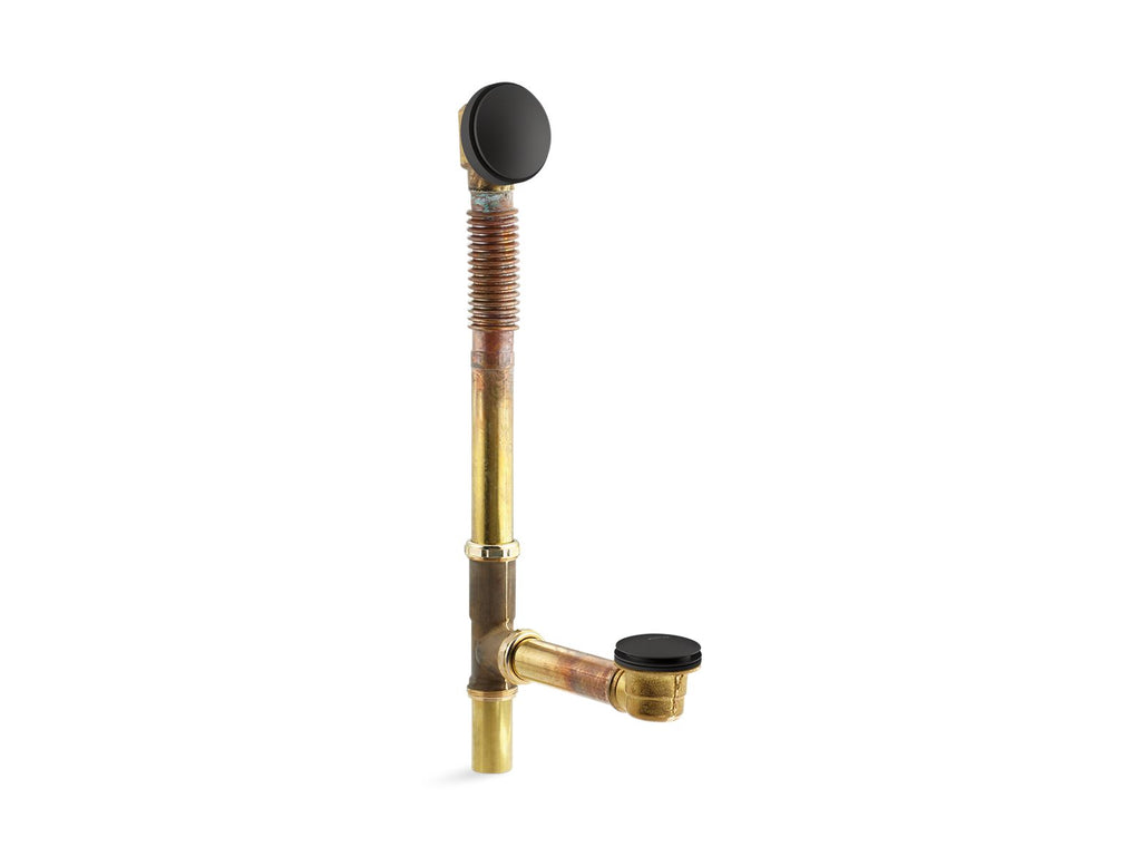 Clearflo Brass Toe Tap Bath Drain
