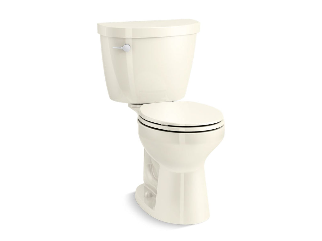 Cimarron® Two-Piece Round-Front Toilet, 1.28 Gpf