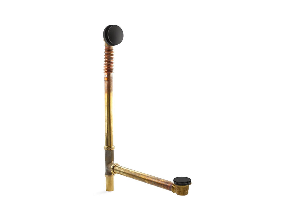 Clearflo Brass Toe Tap Bath Drain