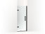 Components™ Frameless Pivot Shower Door, 71-5/8" H X 29-5/8 - 30-3/8" W, With 3/8" Thick Crystal Clear Glass