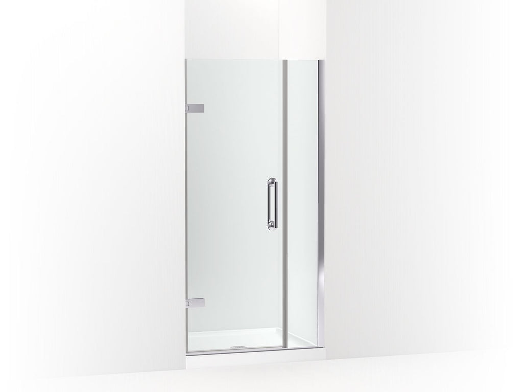 Components™ Frameless Pivot Shower Door, 71-9/16" H X 33-5/8 - 34-3/8" W, With 3/8" Thick Crystal Clear Glass
