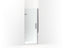 Composed™ Frameless Pivot Shower Door, 71-5/8" H X 29-5/8 - 30-3/8" W, With 3/8" Thick Crystal Clear Glass