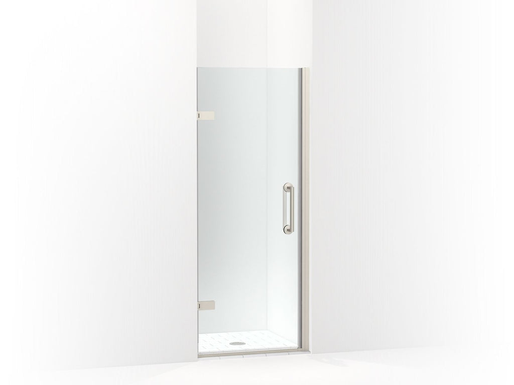 Components™ Frameless Pivot Shower Door, 71-5/8" H X 29-5/8 - 30-3/8" W, With 3/8" Thick Crystal Clear Glass