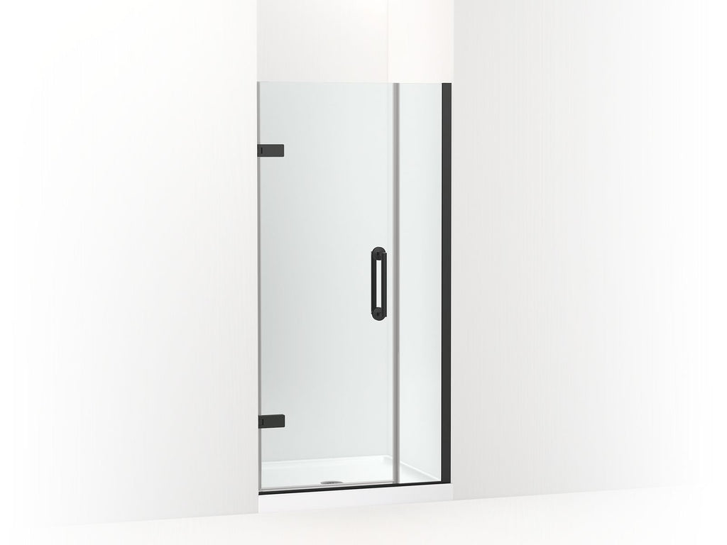 Components™ Frameless Pivot Shower Door, 71-9/16" H X 33-5/8 - 34-3/8" W, With 3/8" Thick Crystal Clear Glass
