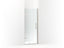 Composed™ Frameless Pivot Shower Door, 71-5/8" H X 29-5/8 - 30-3/8" W, With 3/8" Thick Crystal Clear Glass