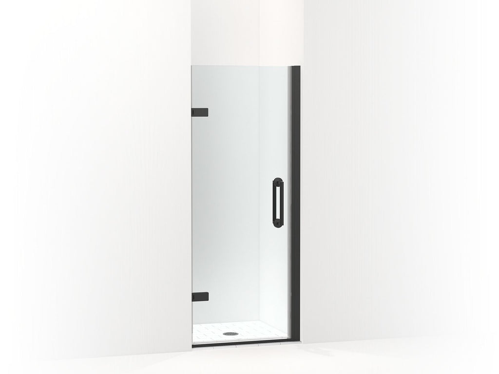 Components™ Frameless Pivot Shower Door, 71-5/8" H X 27-5/8 - 28-3/8" W, With 3/8" Thick Crystal Clear Glass