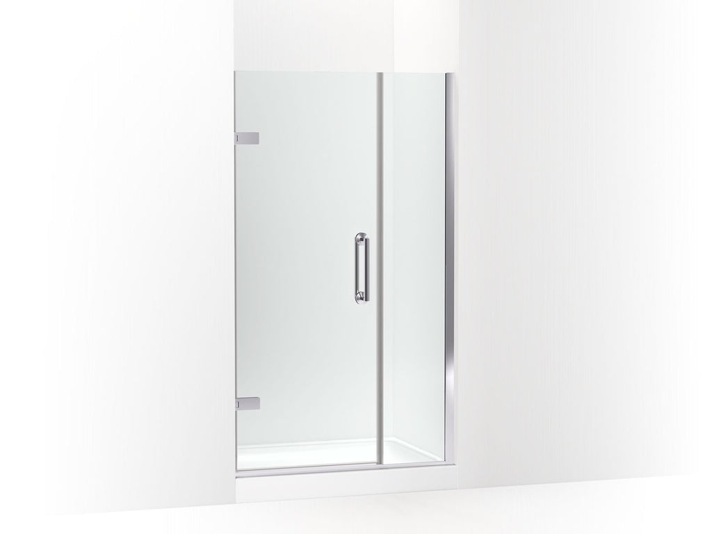 Components™ Frameless Pivot Shower Door, 71-9/16" H X 39-5/8 - 40-3/8" W, With 3/8" Thick Crystal Clear Glass