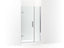 Composed™ Frameless Pivot Shower Door, 71-9/16" H X 39-5/8 - 40-3/8" W, With 3/8" Thick Crystal Clear Glass