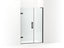 Components™ 71-3/4" H Pivot Shower Door With 3/8"-Thick Glass