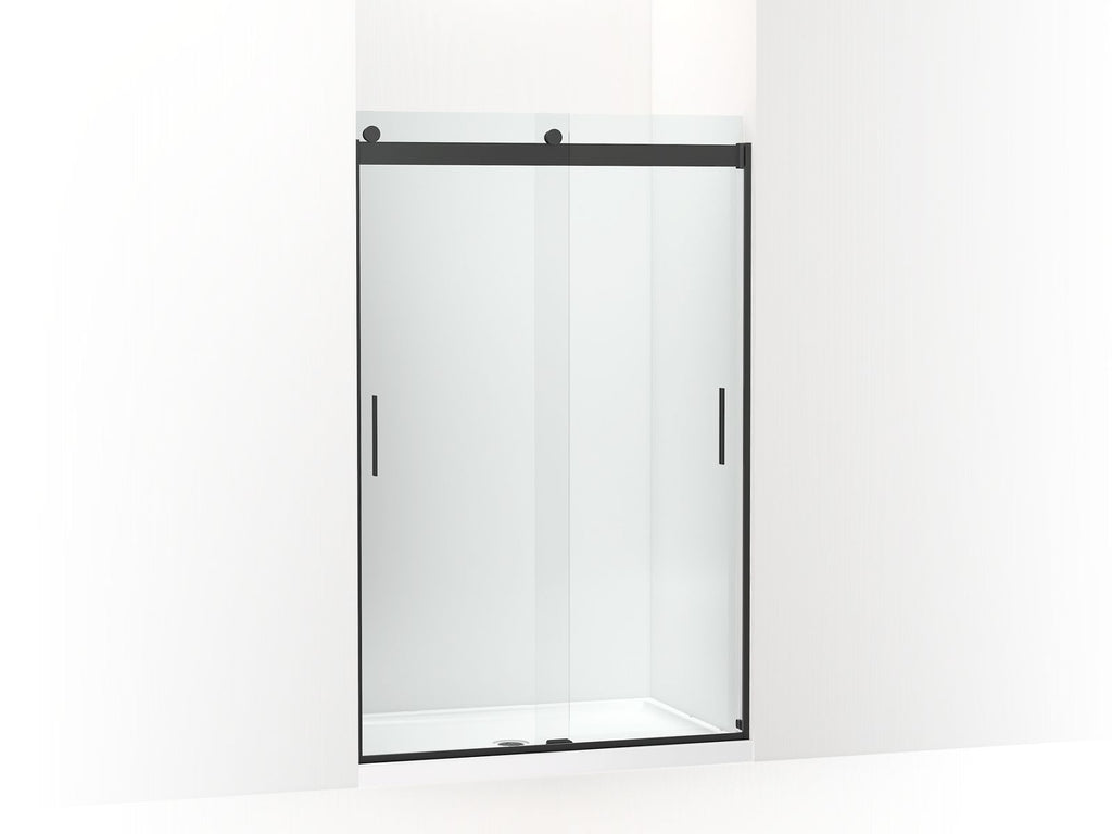 Levity® Sliding Shower Door, 74" H X 43-5/8 - 47-5/8" W, With 1/4" Thick Crystal Clear Glass