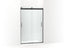 Levity® Sliding Shower Door, 74" H X 43-5/8 - 47-5/8" W, With 1/4" Thick Crystal Clear Glass
