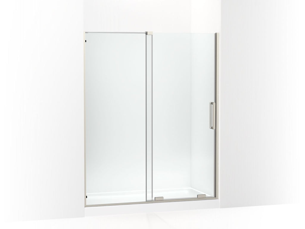 Echelon® Sliding Shower Door, 71-3/4" H X 55-3/4 - 59-3/4" W, With 5/16" Thick Crystal Clear Glass