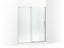 Echelon® Sliding Shower Door, 71-3/4" H X 55-3/4 - 59-3/4" W, With 5/16" Thick Crystal Clear Glass