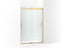 Levity® Sliding Shower Door, 74" H X 43-5/8 - 47-5/8" W, With 1/4" Thick Crystal Clear Glass