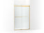 Levity® Sliding Shower Door, 74" H X 44-5/8 - 47-5/8" W, With 1/4" Thick Crystal Clear Glass