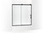 Rely® 62-1/2" H Sliding Bath Door With 3/8"-Thick Glass