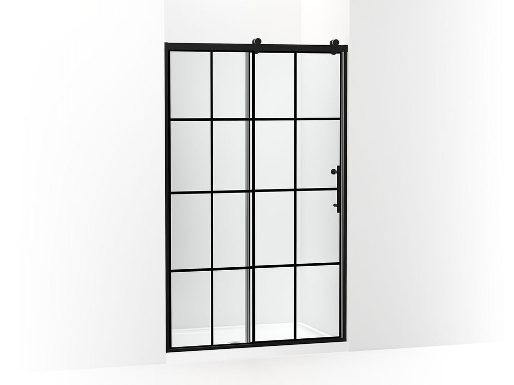 Rely® 77" H Sliding Shower Door With 3/8"-Thick Glass