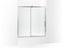 Rely® 62-1/2" H Sliding Bath Door With 3/8"-Thick Glass