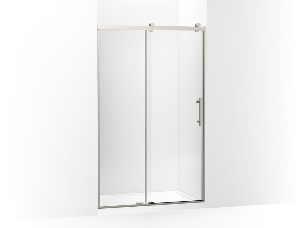 Rely® 77" H Sliding Shower Door With 3/8"-Thick Glass