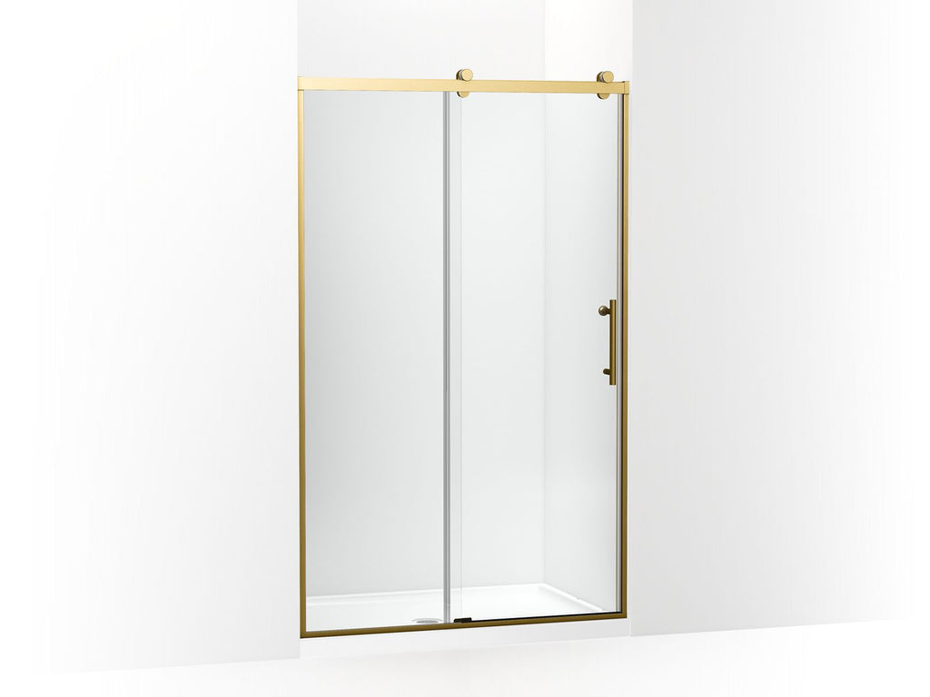 Rely® 77" H Sliding Shower Door With 3/8"-Thick Glass