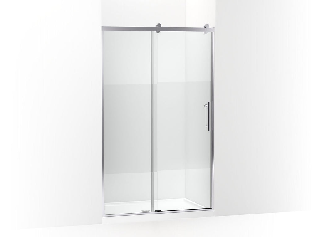 Rely® 77" H Sliding Shower Door With 3/8"-Thick Glass