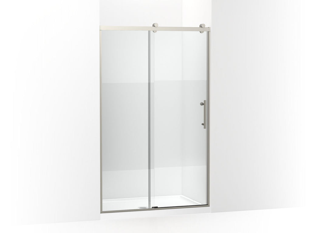 Rely® 77" H Sliding Shower Door With 3/8"-Thick Glass