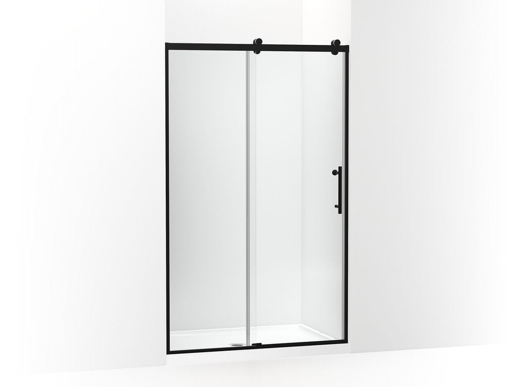 Rely® 77" H Sliding Shower Door With 3/8"-Thick Glass