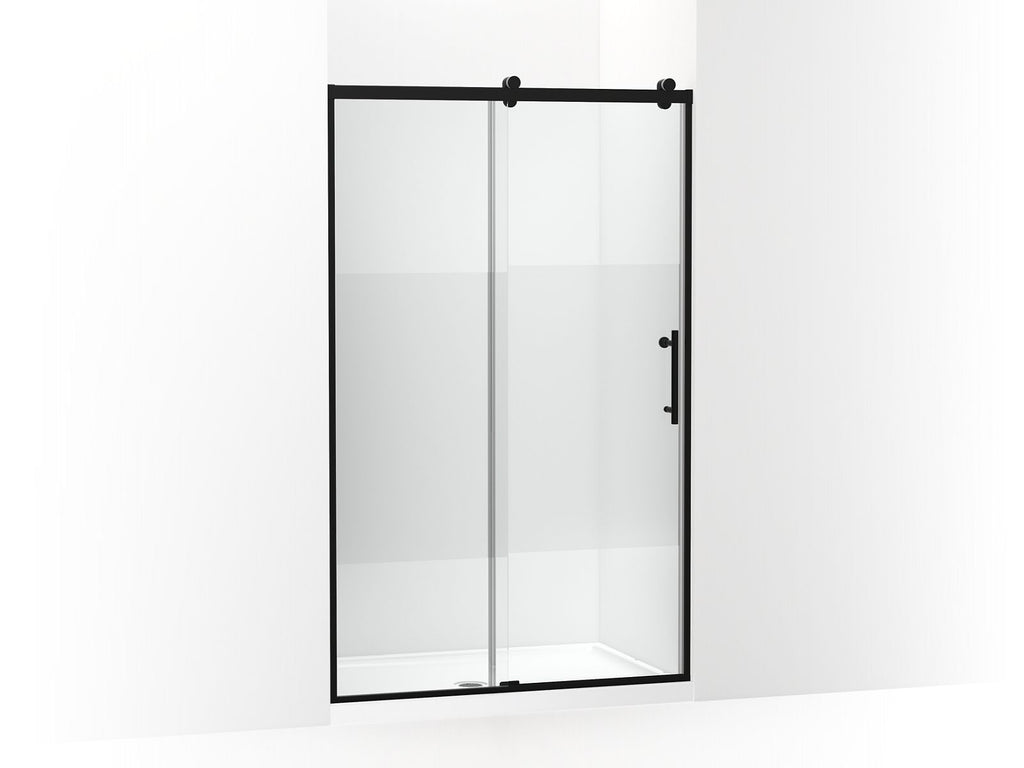 Rely® 77" H Sliding Shower Door With 3/8"-Thick Glass
