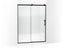 Rely® 77" H Sliding Shower Door With 3/8"-Thick Glass