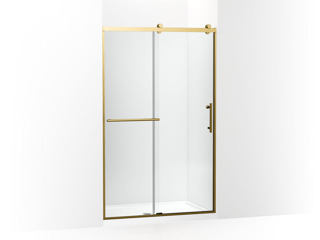 Rely® 77" H Sliding Shower Door With 3/8"-Thick Glass