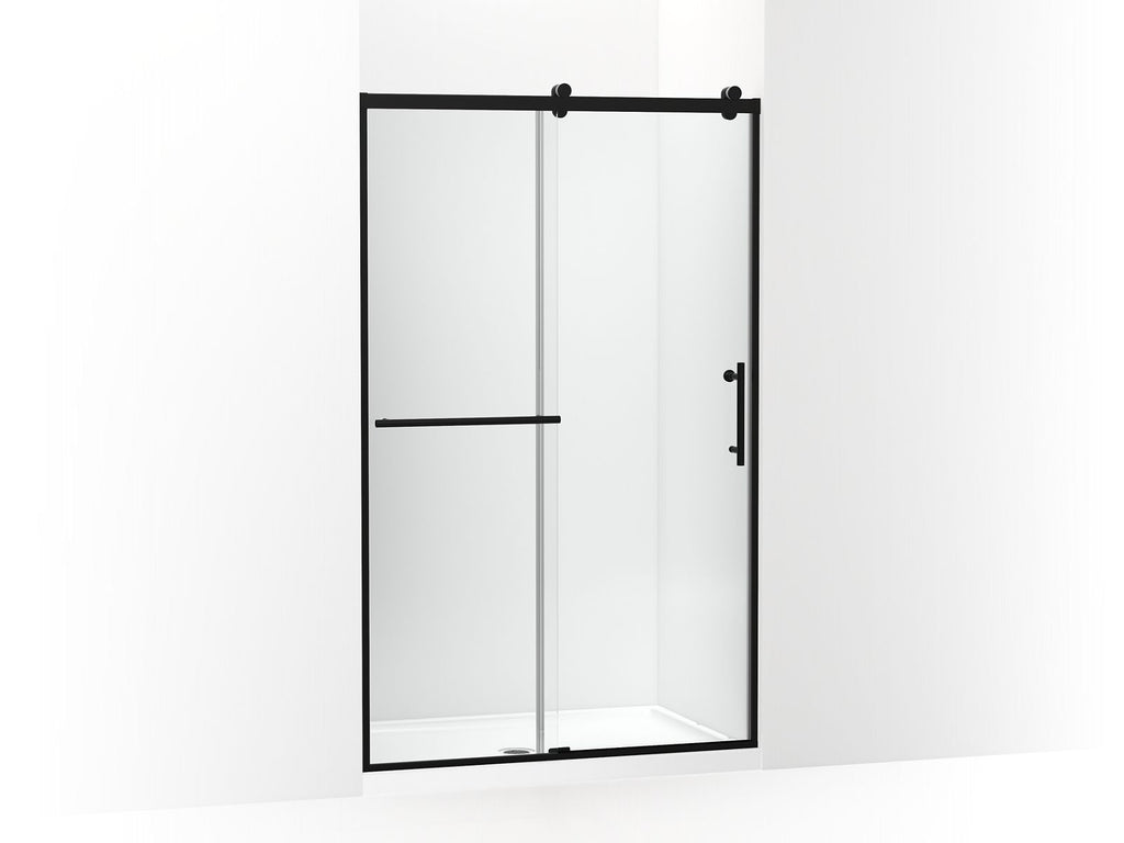 Rely® 77" H Sliding Shower Door With 3/8"-Thick Glass