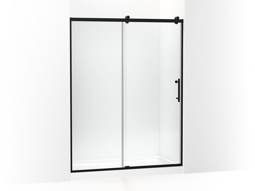 Rely® 77" H Sliding Shower Door With 3/8"-Thick Glass