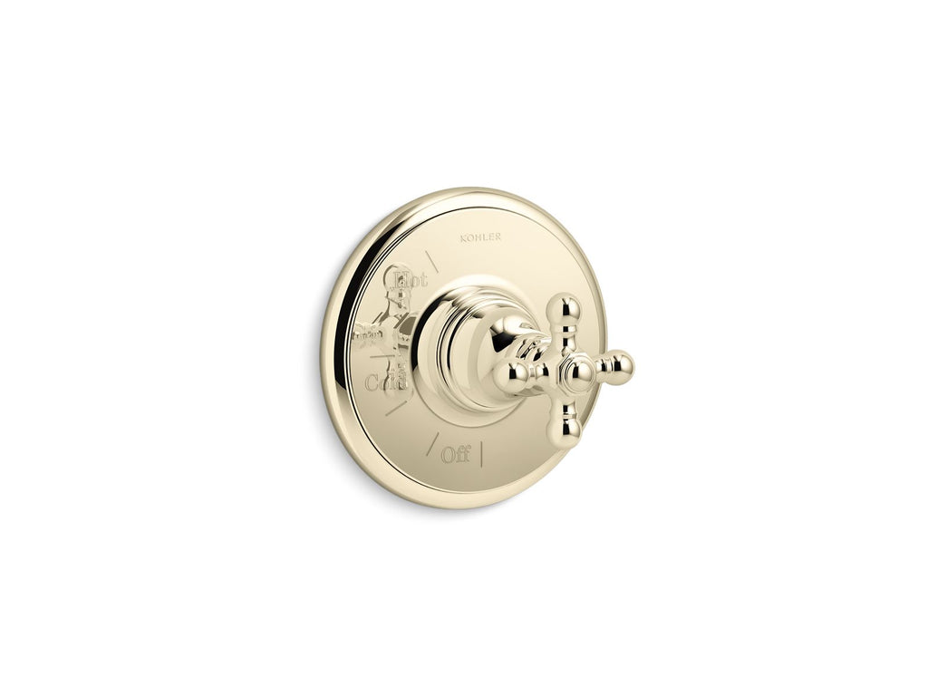Artifacts® Rite-Temp® Valve Trim With Cross Handle