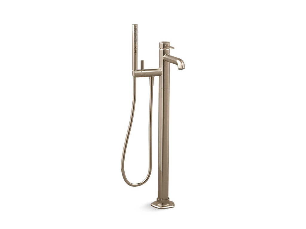 Occasion® Floor-Mount Bath Filler Trim With Handshower