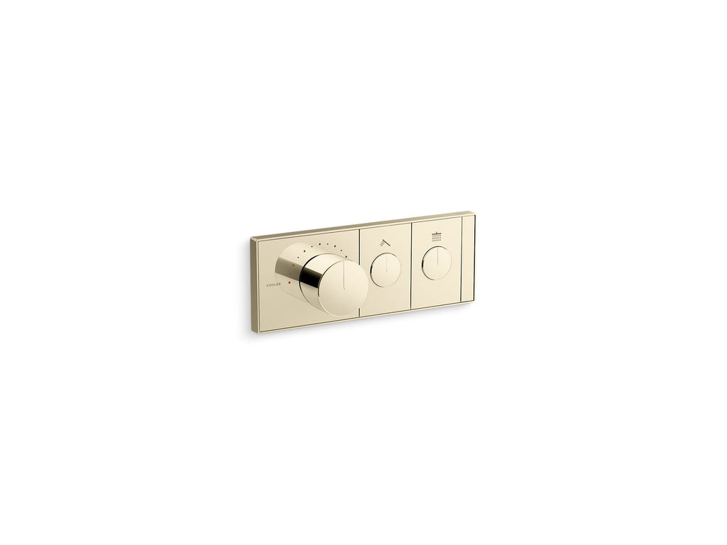Anthem® Two-Outlet Recessed Mechanical Thermostatic Valve Control