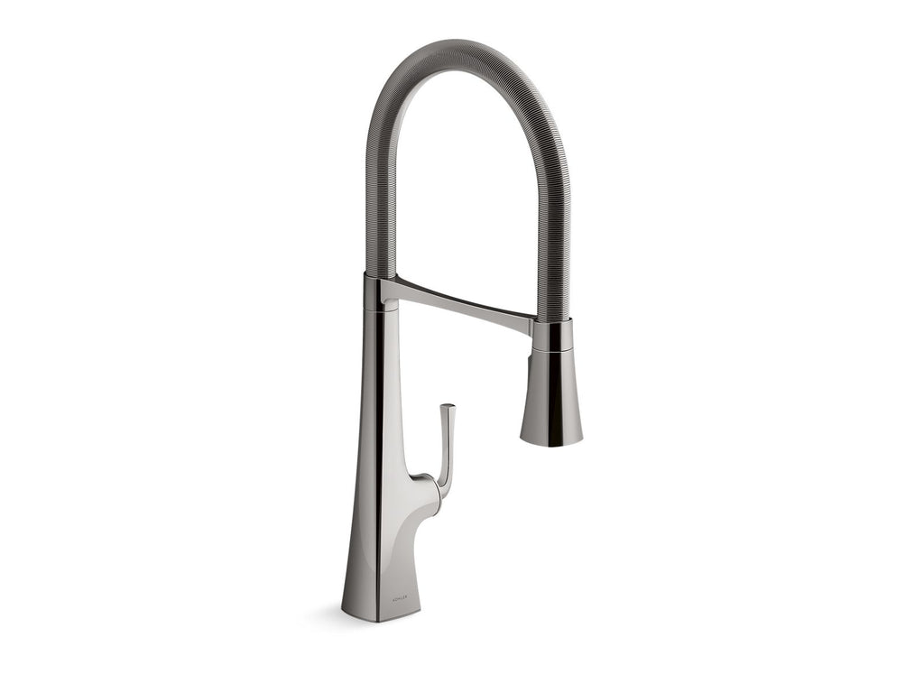Graze® Semi-Professional Kitchen Sink Faucet With Three-Function Sprayhead