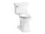 Memoirs® Stately Continuousclean Two-Piece Round-Front Toilet, 1.28 Gpf