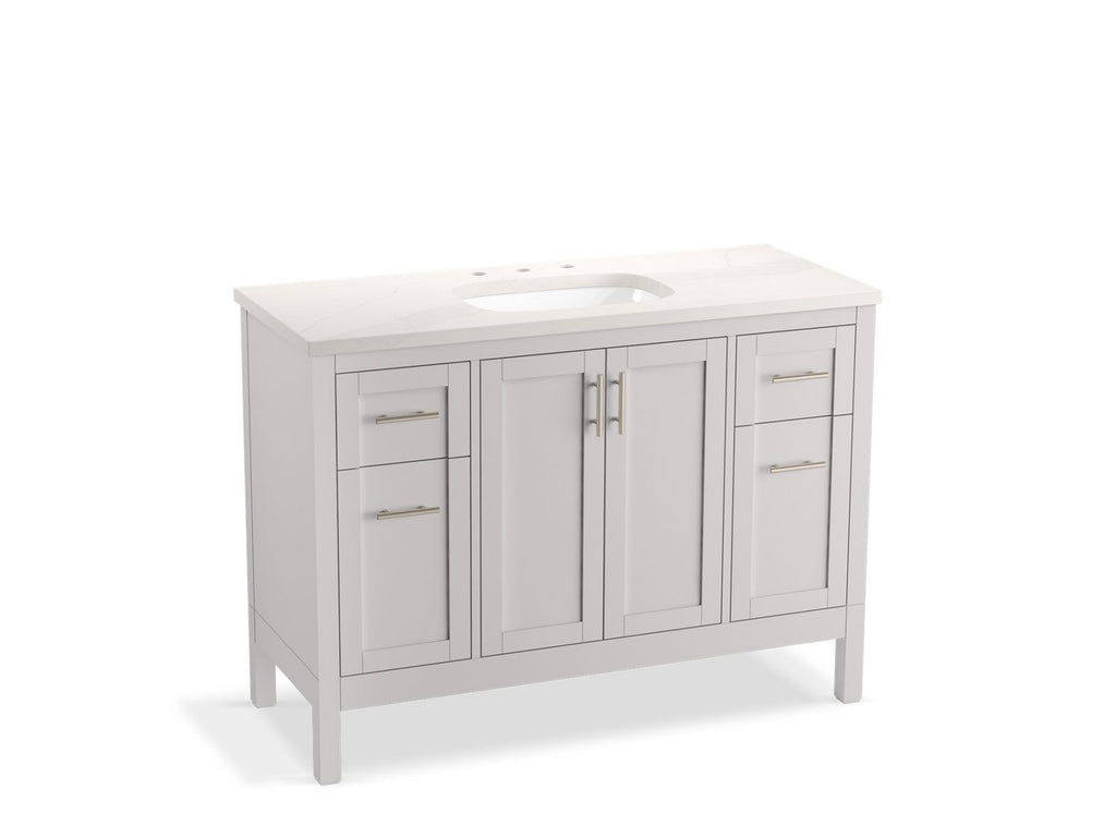 Hadron™ 48" Bathroom Vanity Cabinet With Sink And Quartz Top