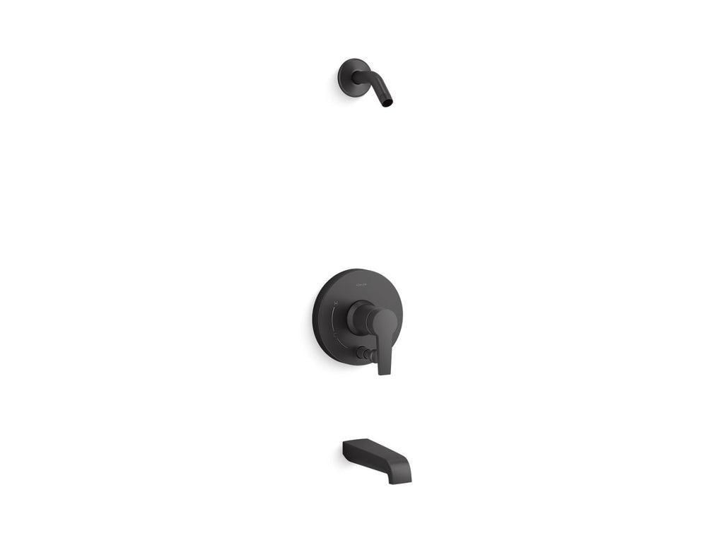 Pitch® Rite-Temp® Bath And Shower Trim Kit With Push-Button Diverter, Without Showerhead