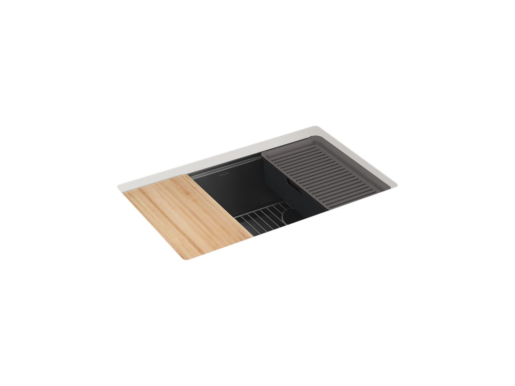 Billings™ 29" Undermount Single-Bowl Workstation Kitchen Sink