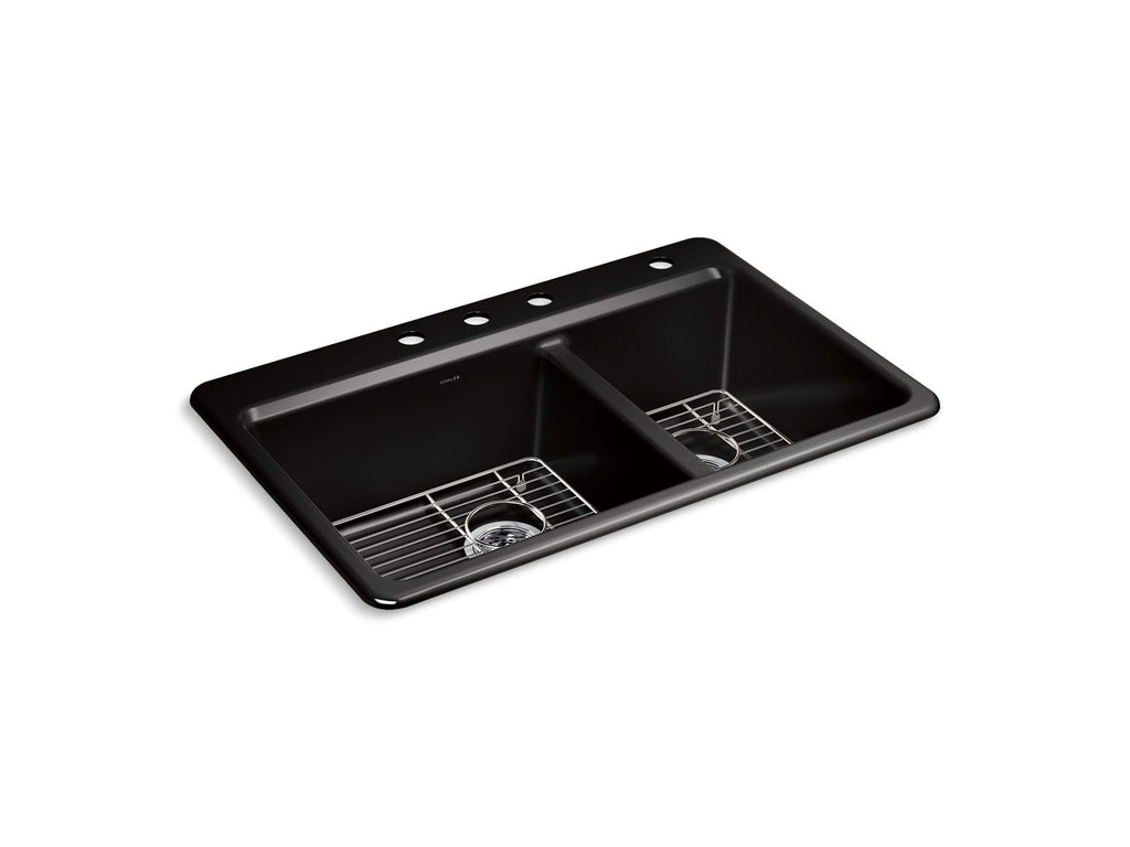Riverby® 33" Top-Mount Double-Bowl Kitchen Sink